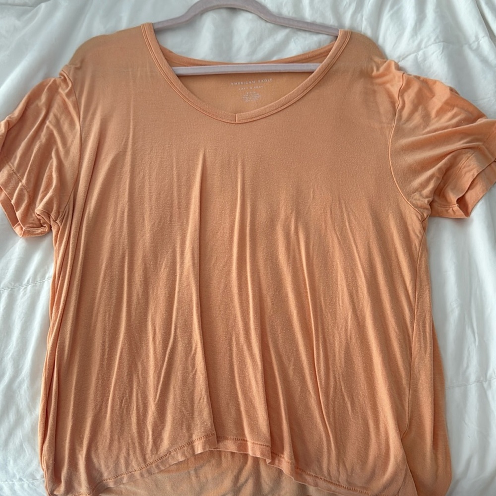 orange american eagle soft and sexy shirt size small